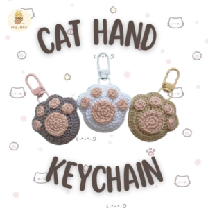 CAT HAND KEYCHAIN – Móc khóa